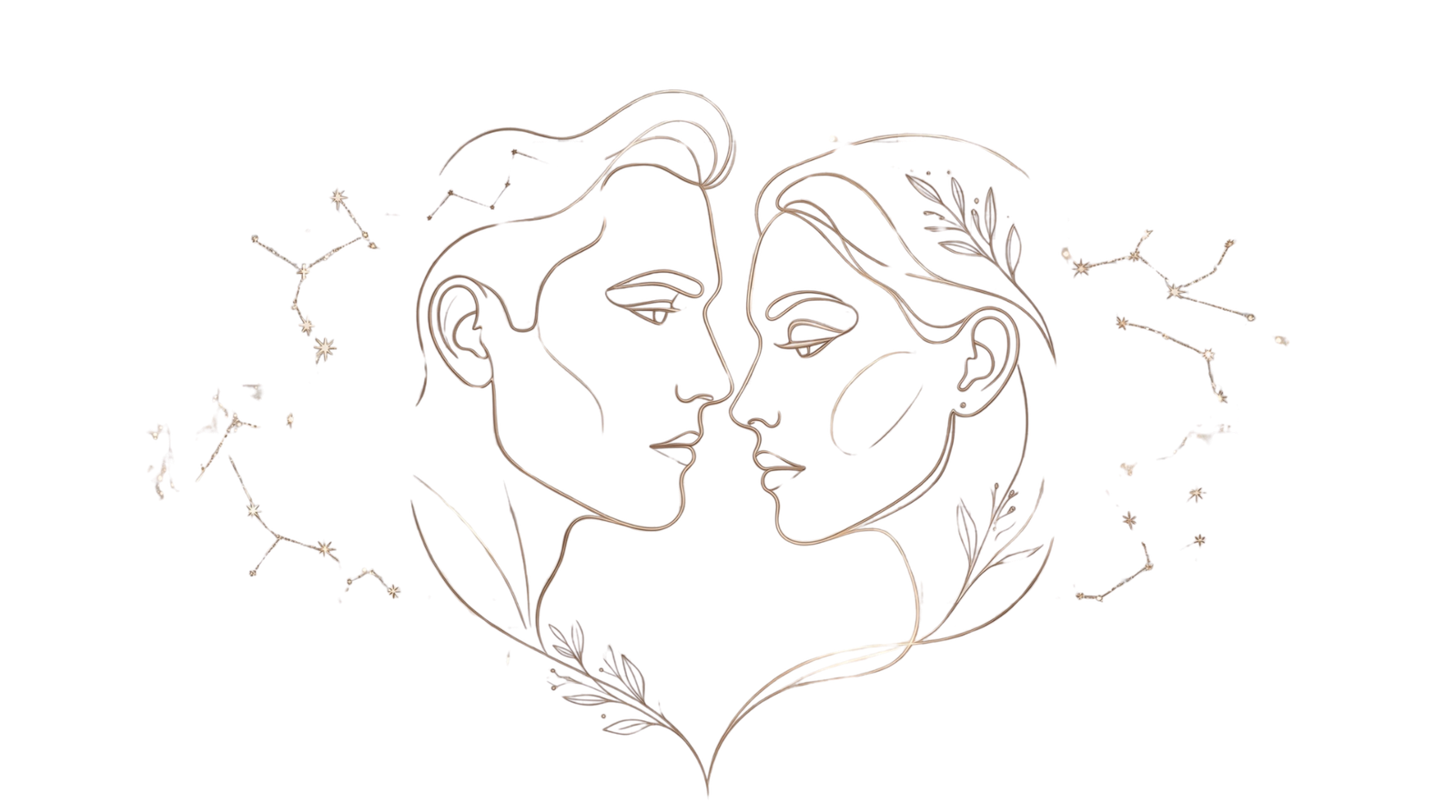 Elegant connection illustration